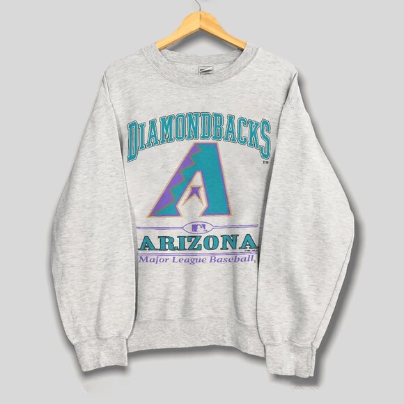Vintage Arizona Diamondbacks Baseball Sweatshirt, 90s MLB Diamondbacks Shirt Tee - Picture 1 of 2